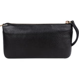 Gucci Pebbled Calfskin Soho Wristlet Pouch Wallet