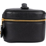 Chanel Caviar Leather Vanity Case Handbag - vintageandkickz