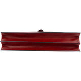 Hermès Bordeaux Leather Depeches Briefcase Handbag xx stempel /1 x schlüssel? - vintageandkickz