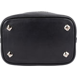 MCM Monogram Visetos Rabbit Drawstring Small Bucket Crossbody Bag
