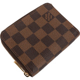Louis Vuitton Monogram Damier Ebene Zippy Coin Wallet