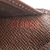 Louis Vuitton Monogram Damier Ebene Brazza Long Wallet