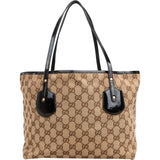 Gucci Monogram GG Canvas Patent Leather Charmy Shoulder Bag