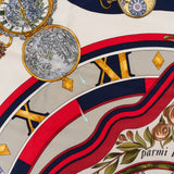 Hermès La Ronde des Heures Silk Carre 90 Scarf Tuch
