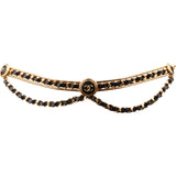 Chanel Gold Tone Belly Chain