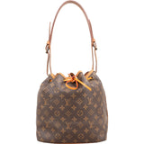 Louis Vuitton Monogram Canvas Sac Noé Petit Shoulder Bag