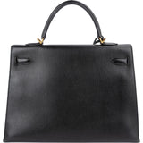 Hermès Ardennes  Leather Kelly 35 Sellier Handbag GHW