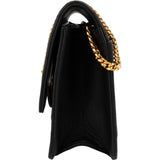 Chanel Quilted Lambskin 24K Gold Single Flap Crossbody Bag