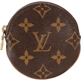 Louis Vuitton Monogram Canvas Round Coin Purse Wallet