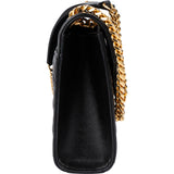 Saint Laurent Grain De Poudre Embossed Leather Envelope Crossbody Bag