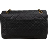 Chanel Quilted Lambskin 24K Gold Single Flap Shoulder Bag