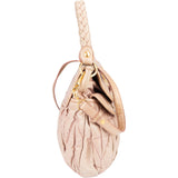Miu Miu Matelassé Vitello Lux Leather Coffer City Handbag