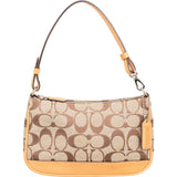 Coach Signature Monogram Pochette Handbag