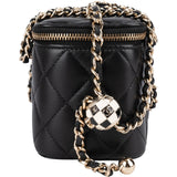 Chanel Quilted Lambskin Vanity Adjustable Crossbody Bag