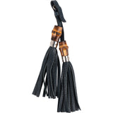 Gucci Leather Bamboo Tassel Bag Charm