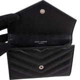 Saint Laurent Grain de Poudre Matelassé Small Envelope Wallet