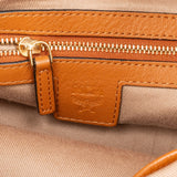 MCM Monogram Visetos Aren Drawstring Bucket Crossbody Shoulder Bag