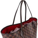 Louis Vuitton Monogram Damier Ebene Neverfull MM Shoulder Bag - vintageandkickz
