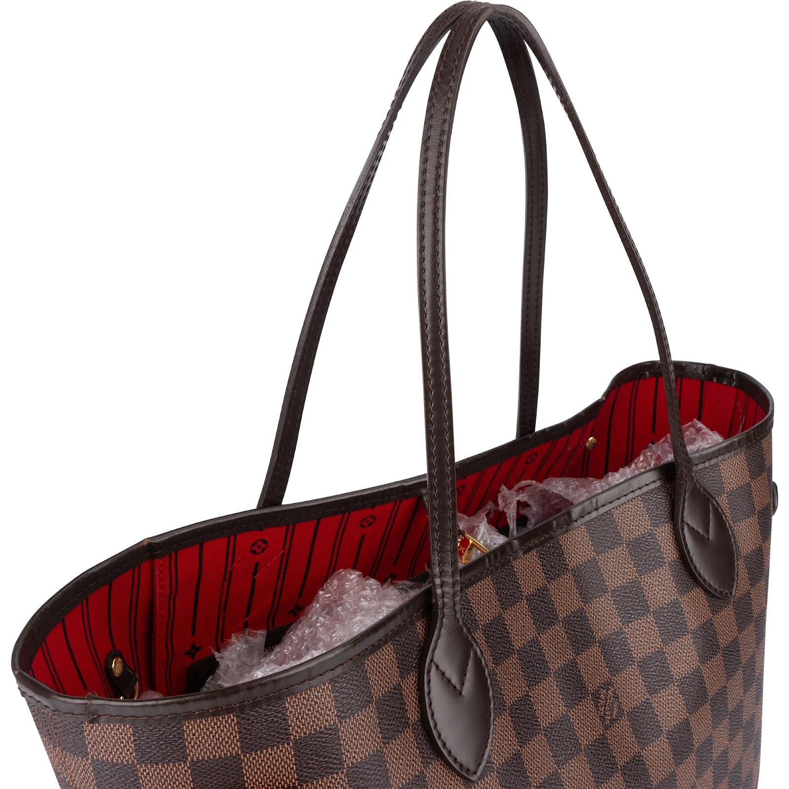 Louis Vuitton Monogram Damier Ebene Neverfull MM Shoulder Bag - vintageandkickz