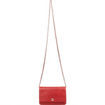 [🔄️B20 / F45] Chanel Camellia Embossed Leather Wallet on Chain Crossbody Bag - vintageandkickz