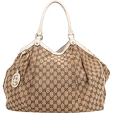 Gucci Monogram GG Canvas Sukey Tote Shoulder Bag
