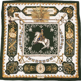 Hermès Ludovicus Magnus Silk Carre 90 Scarf Tuch