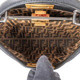 Fendi Black Leather Medium Peekaboo Handbag