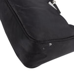 Prada Black Nylon Triangle Vintage Re-Edition Handbag - vintageandkickz