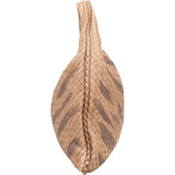 Bottega Ventea Intrecciato Leather Zebra Print Belly Shoulder Bag