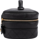 Chanel Quilted Lambskin Vanity Case Handbag
