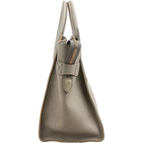 Céline Green Smooth Leather Large Luggage Handbag