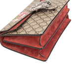 Gucci Monogram GG Supreme Floral Print Dionysus Shoulder Bag