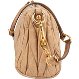 Miu Miu Matelassé Nappa Leather Shoulder Bag