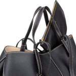 Polène Grained Leather Cyme Tote Handbag - vintageandkickz