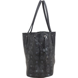 MCM Monogram Visetos Liz Shopper Tote Shoulder Bag