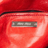 Miu Miu Vitello Lux Leather Bow Handbag