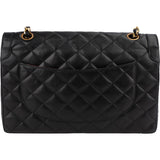 Chanel Quilted Lambskin Bicolor Double Flap Shoulder Bag