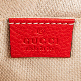 Gucci Pebbled Leather Soho GG Disco Crossbody Bag