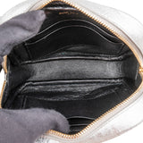 Saint Laurent Metallic Leather Lou Mini Camera Crossbody Bag