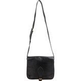 Louis Vuitton Noir Epi Leather Cartouchiere MM Shoulder Bag