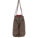 Louis Vuitton Monogram Damier Ebene Neverfull MM Shoulder Bag