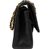 Chanel Quilted Lambskin 24K Gold Medium Double Flap Shoulder Bag