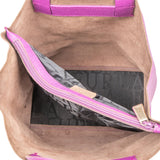 Furla Grained Leather Man Giove Tote Handbag
