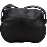 Chloé Grained Calfskin Small Marcie Saddle Crossbody Bag
