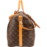 Louis Vuitton Monogram Canvas Keepall 50 Bandoulière Travel Bag