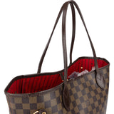 Louis Vuitton Monogram Damier Ebene Canvas Neverfull MM Shoulder Bag
