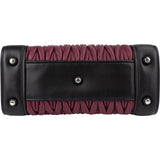 Miu Miu Matelassé Bicolor Nappa Leather Confidential Coffer Handbag