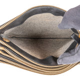 Céline Black Calfskin Trio Small Crossbody Bag