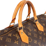 Louis Vuitton Monogram Canvas Speedy 40 Handbag - vintageandkickz
