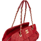 Chanel Quilted Iridescent Leather Iridescent Chic Bowler Shoulder Bag